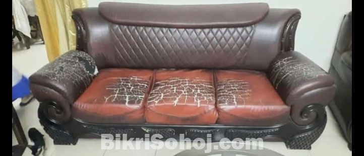 নাদিয়া ব্র্যান্ড এর লেদার সোফা (3+2+2)